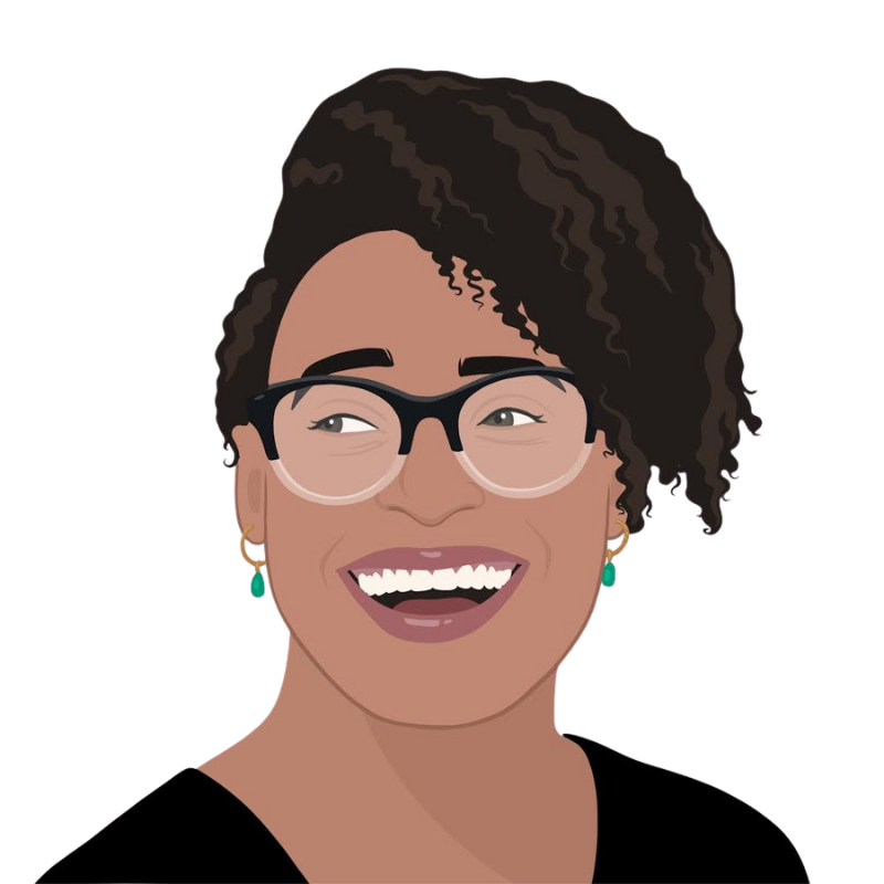 Image of Twila Dang in cartoon caricature
